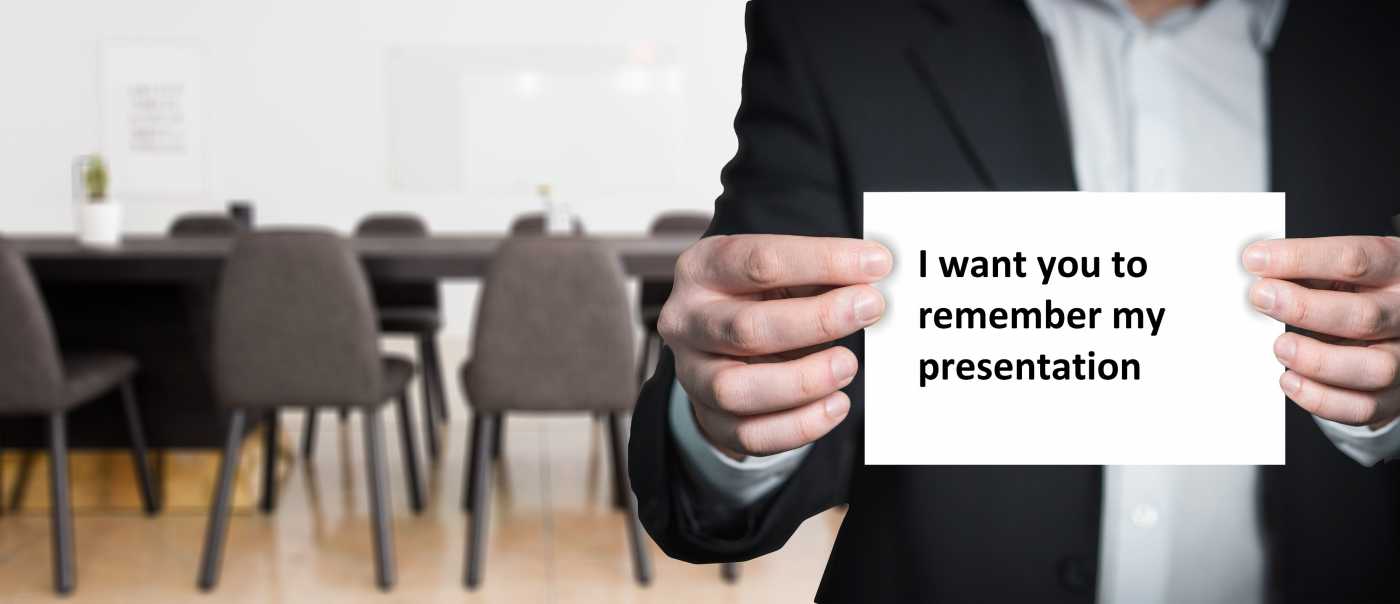 Remember my presentation